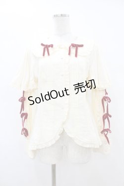 画像1: Hoshibako Works / 西洋人形魔法　ブラウス M アイボリー/ワイン H-25-08-15-1031-0-BL-NS-ZH