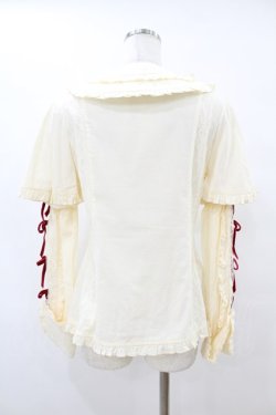 画像2: Hoshibako Works / 西洋人形魔法　ブラウス M アイボリー/ワイン H-25-08-15-1031-0-BL-NS-ZH