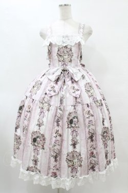 画像1: Royal Princess Alice / Rococo Rose Catジャンパースカート Free ピンク H-25-08-15-1032-0-OP-NS-ZH