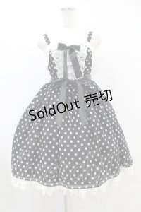 Angelic Pretty / ホイップレディジャンパースカート Free ブラック H-25-08-15-1034-AP-OP-NS-ZH