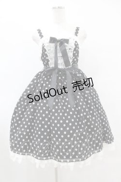 画像1: Angelic Pretty / ホイップレディジャンパースカート Free ブラック H-25-08-15-1034-AP-OP-NS-ZH
