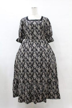 画像1: m petit by misako / トワルドジュイワンピース L ブラック H-25-08-15-1035-LO-OP-NS-ZH