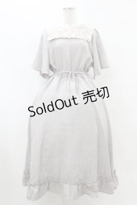 m petit by misako / レースセーラーワンピース L グレー H-25-08-15-1038-LO-OP-NS-ZH