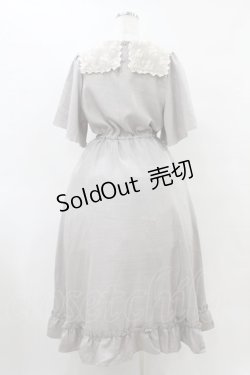 画像2: m petit by misako / レースセーラーワンピース L グレー H-25-08-15-1038-LO-OP-NS-ZH