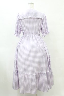 画像2: m petit by misako / AM*ギンガムCHKワンピース L ラベンダー H-25-08-15-1040-LO-OP-NS-ZH