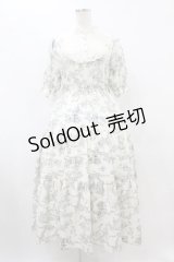 axes femme / カメオ付フレア袖ワンピース Free 生成り H-25-08-15-1042-AX-OP-NS-ZH