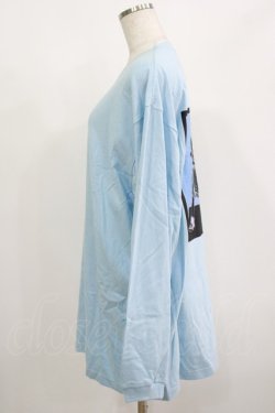 画像2: NieR Clothing / BACK PRINT CUTSEW  ブルー H-25-08-15-050-PU-TO-KB-ZH