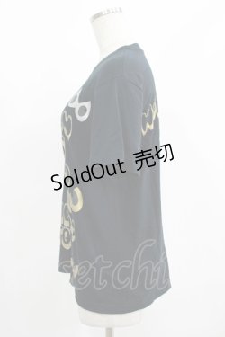 画像2: MILKBOY / プリントTee S ブラック×ゴールド H-25-08-15-052-MB-TO-KB-ZH