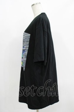 画像2: NieR Clothing / プリント半袖CUTSEW XL 黒 H-25-08-15-053-PU-TO-KB-ZH