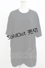 NieR Clothing / プリントCOTTON CUTSEW XL 黒 H-25-08-15-058-PU-TO-KB-ZT164