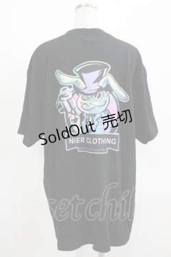 画像3: NieR Clothing / プリントCOTTON CUTSEW XL 黒 H-25-08-15-058-PU-TO-KB-ZT164