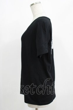 画像2: GLAD NEWS / バックプリントTシャツ  黒 H-25-08-15-059-GL-TO-KB-ZH