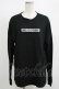 画像1: NieR Clothing / BOX LOGO BLACK CUTSEW M 黒 H-25-08-15-062-PU-TO-KB-ZH (1)