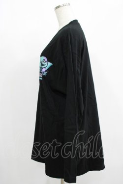画像2: NieR Clothing / ONE君ポイントロングカットソー  黒 H-25-08-15-066-PU-TO-KB-ZH