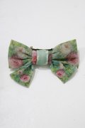 Michal Negrin / リボンバレッタ  グリーン H-25-08-15-077-LO-AC-KB-ZH