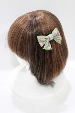 画像3: Michal Negrin / リボンバレッタ  グリーン H-25-08-15-077-LO-AC-KB-ZH
