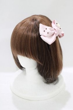 画像1: Emily Temple cute / ホイップリボンバレッタ  ピンク H-25-08-15-080-ET-AC-KB-ZH
