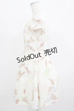 画像2: MILK / ICE CREAMドレス  メープルバニラプリント H-25-08-15-008-ML-OP-KB-ZH
