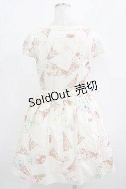 画像3: MILK / ICE CREAMドレス  メープルバニラプリント H-25-08-15-008-ML-OP-KB-ZH