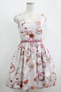 MILK / Tea Partyドレス  ピンクベース H-25-08-15-011-ML-OP-KB-ZH