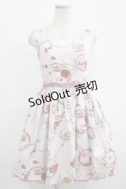 画像1: MILK / Tea Partyドレス  ピンクベース H-25-08-15-011-ML-OP-KB-ZH