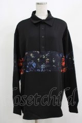 NieR Clothing / 切替長袖トップス  黒 H-25-08-16-001-PU-TO-KB-ZH