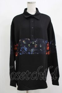 NieR Clothing / 切替長袖トップス  黒 H-25-08-16-001-PU-TO-KB-ZH