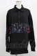 画像1: NieR Clothing / 切替長袖トップス  黒 H-25-08-16-001-PU-TO-KB-ZH (1)