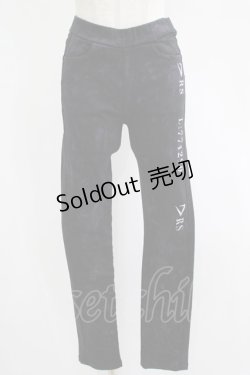 画像1: SEX POT ReVeNGe / プリントスキニーパンツ M 黒 H-25-08-16-028-SP-PA-KB-ZH