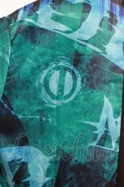 画像4: NieR Clothing / 切替長袖シャツ  黒 H-25-08-16-003-PU-BL-KB-ZH
