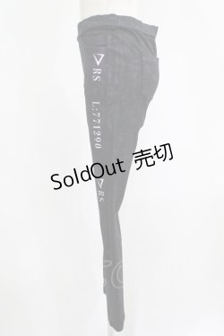 画像2: SEX POT ReVeNGe / プリントスキニーパンツ M 黒 H-25-08-16-028-SP-PA-KB-ZH