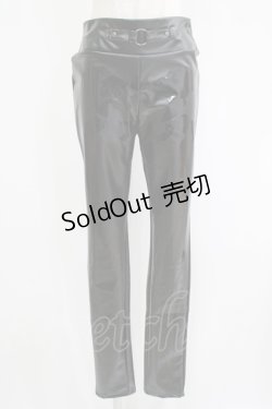 画像1: KILL STAR / Ossuary Leggings M ブラック H-25-08-16-029-SL-PA-KB-ZH