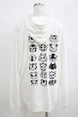 画像3: NieR Clothing / プリントプルパーカー 2XL 白 H-25-08-16-030-PU-TO-KB-ZH