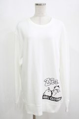 NieR Clothing / プリントSWEAT  XL 白 H-25-08-16-031-PU-TO-KB-ZH
