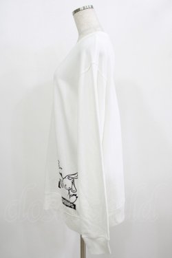 画像2: NieR Clothing / プリントSWEAT  XL 白 H-25-08-16-031-PU-TO-KB-ZH