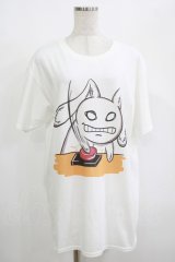 NieR Clothing / プリントCOTTON CUTSEW  白 H-25-08-16-033-PU-TO-KB-ZH