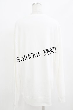 画像3: NieR Clothing / プリントSWEAT  2XL 白 H-25-08-16-035-PU-TO-KB-ZH