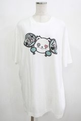 NieR Clothing / プリント半袖CUTSEW XL 白 H-25-08-16-037-PU-TO-KB-ZH