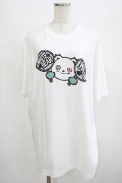 画像1: NieR Clothing / プリント半袖CUTSEW XL 白 H-25-08-16-037-PU-TO-KB-ZH