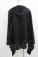 画像3: NieR Clothing / STRETCH PULLOVER着物風袖【和柄漢字】  黒 H-25-08-16-004-PU-TO-KB-ZH (3)