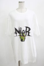 画像1: NieR CLOTHING / プリント半袖CUTSEW XL 白 H-25-08-16-038-PU-TO-KB-ZT494 (1)