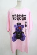 Amilige / Nurse BearプリントTシャツ  ピンク H-25-08-16-039-PU-TO-KB-ZH