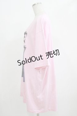 画像2: Amilige / Nurse BearプリントTシャツ  ピンク H-25-08-16-039-PU-TO-KB-ZT494