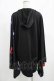 画像3: NieR Clothing / 着物風袖ZIPパーカー  黒 H-25-08-16-043-PU-TO-KB-ZH (3)