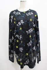 NieR Clothing / プリントトップス  スターロゴ H-25-08-16-044-PU-BL-KB-ZH