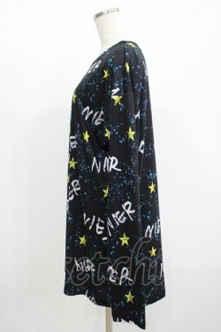 画像2: NieR Clothing / プリントトップス  スターロゴ H-25-08-16-044-PU-BL-KB-ZH