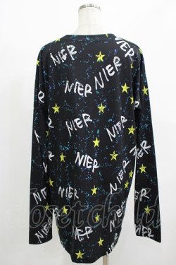 画像3: NieR Clothing / プリントトップス  スターロゴ H-25-08-16-044-PU-BL-KB-ZH