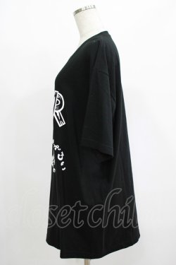 画像2: NieR Clothing / プリント半袖CUTSEW XL 黒 H-25-08-16-046-PU-TO-KB-ZH