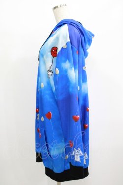 画像2: NieR Clothing / バルーンZIPパーカー  ブルー H-25-08-16-050-PU-TO-KB-ZH