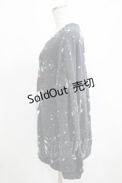 画像2: WORLD WIDE LOVE！(Rydia) / ダメージスウェット  グレー H-25-08-16-051-PU-TO-KB-ZH